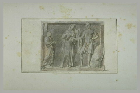Bas-relief antique, image 1/1