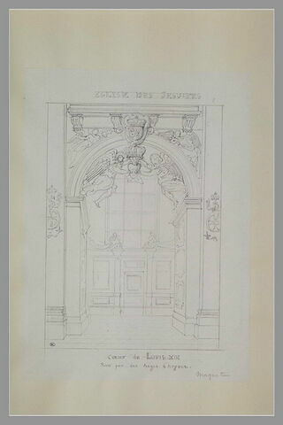 Le coeur de Louis XIII porté par des anges, dans l'église des Jésuites, image 2/2