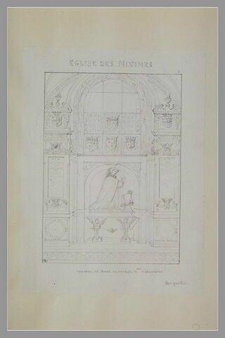 Tombeau de Diane de France, Duchesse d'Angoulême, en l'église des Minimes, image 2/2