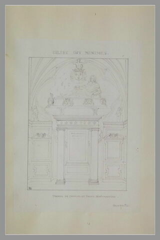 Tombeau de Charles de Valois, Duc d'Angoulême, en l'église des Minimes, image 2/2