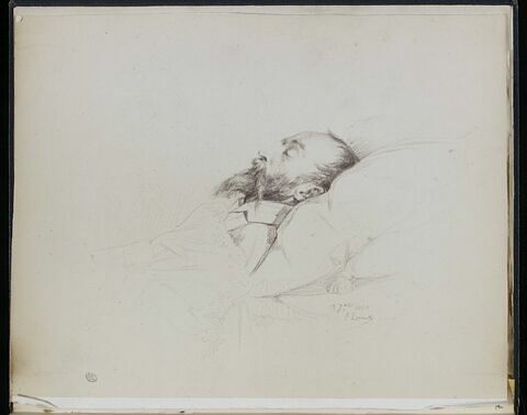 Photographie, signé : 'E. Leconte 1863'