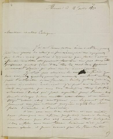 Note manuscrite : lettre, image 1/1