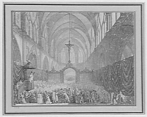 Service funèbre des citoyens morts au siège de la Bastille (5 août 1789)