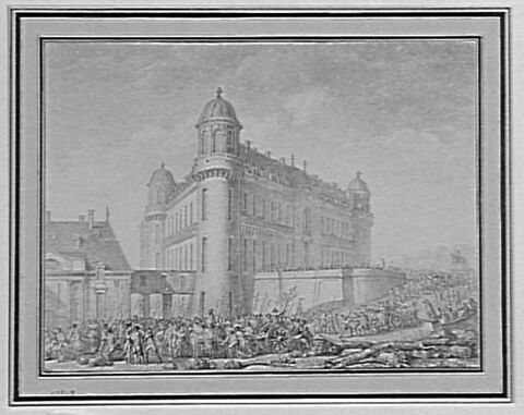 Canons amenés de Chantilly à Paris (9 août 1789), image 1/1