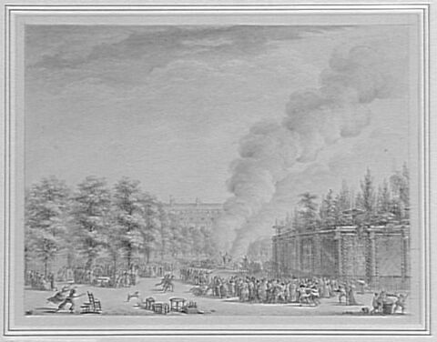 Mannequin du pape brûlé au Palais-Royal (6 avril 1791)