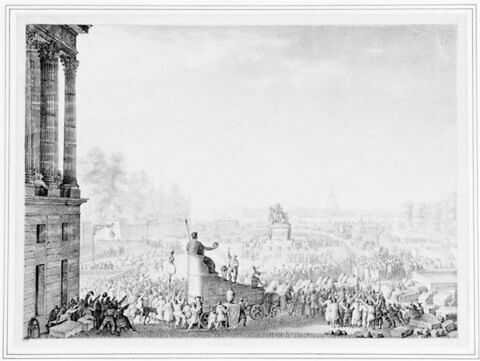 Fête de la Liberté à l'occasion des Suisses de Château-Vieux (15 avril 1792)