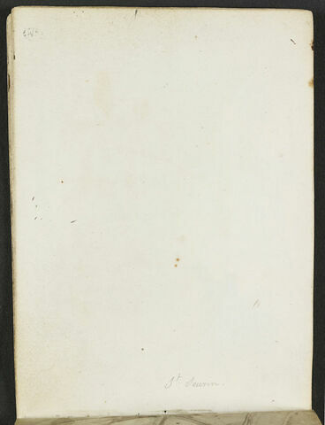 Note manuscrite 'St Séverin', image 1/1