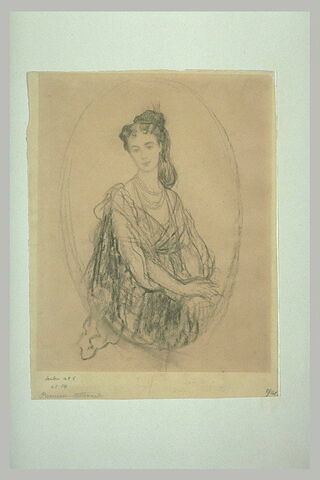 Etude pour le portrait de la princesse de Metternick