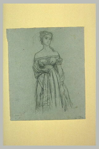 Etude pour le portrait de la comtesse de Ludres, née de Beauveau, image 2/2