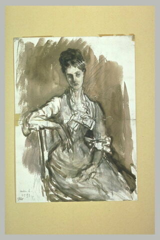 Etude pour le portrait de la marquise de Montebello (1877)