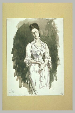 Etude pour le portrait de la marquise de Montebello (1877), image 1/1