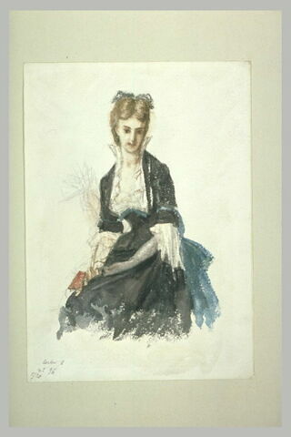 Etude pour le portrait de la baronne Seillière (1900), image 1/1
