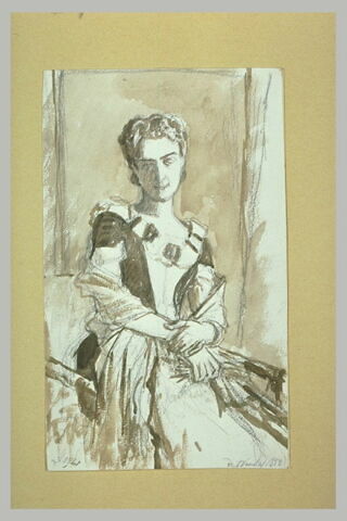 Etude pour le portrait de madame de Wendel