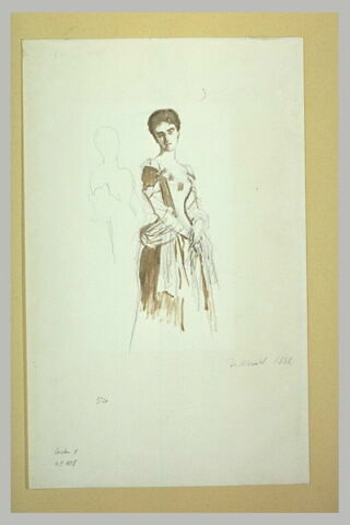 Etude pour le portrait de madame de Wendel