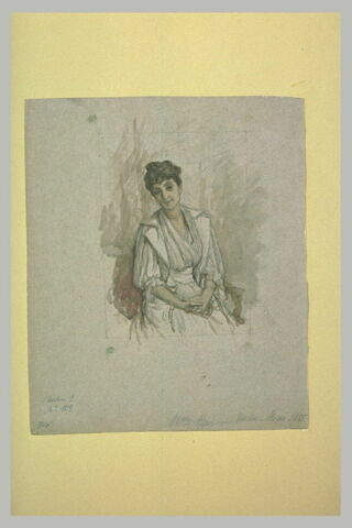 Etude pour le portrait de madame Oppermann (1885), image 1/1