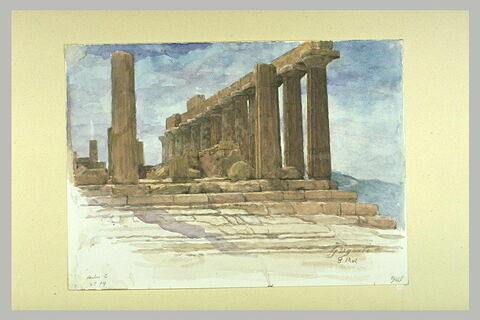 Le temple de Junon à Agrigente