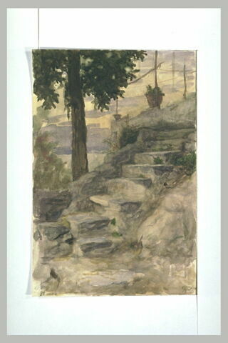 Escalier dans un jardin à Ischia, image 1/1