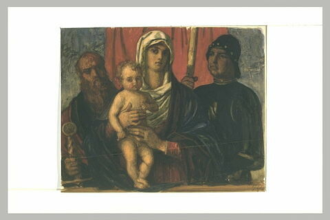 La Vierge et l'Enfant entre saint Paul et saint Georges