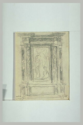 Croquis d'un encadrement de peinture, image 1/1