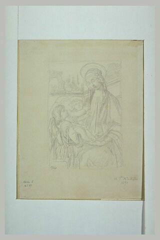 Vierge à l'Enfant et deux anges, image 1/1