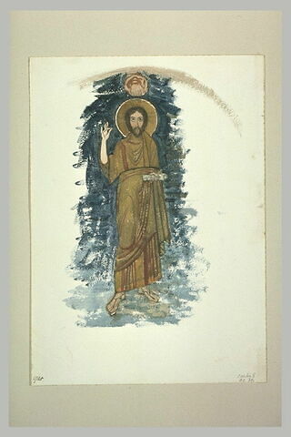 Le Christ, d'après une mosaïque de l'abside de Sainte-Cécile