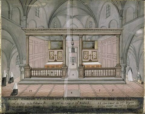Avant-choeur et autel des reliques de Port-Royal des Champs, image 1/1