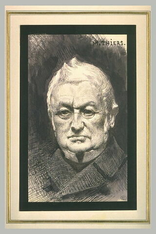Portrait d'Adolphe Thiers, en buste, de face, image 2/2