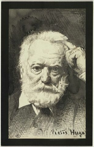 Portrait de Victor Hugo, en buste