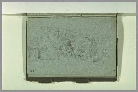Etude de figures orientales assises dans un paysage, image 1/1