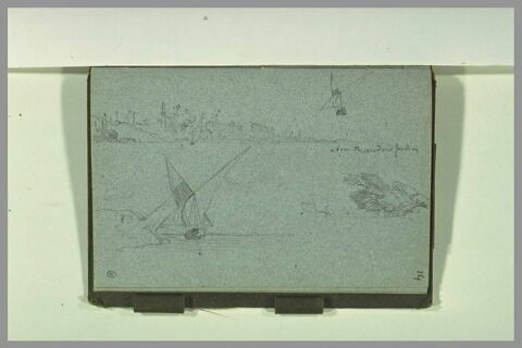Paysage côtier, étude de bateau et reprise, image 1/1