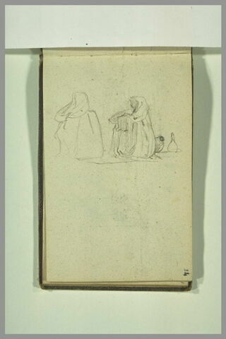Etudes de femmes assises, image 1/1