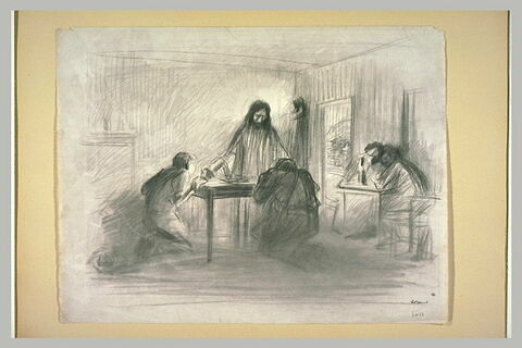 Le Christ et les disciples d'Emmaüs, image 2/2