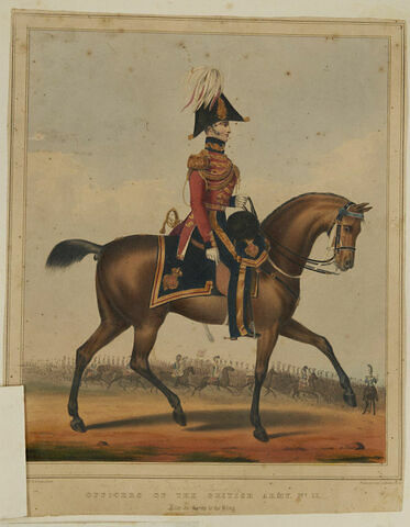 L'aide-de camp du roi de l'armée britannique : le duc de Wellington (?)