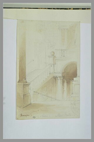 Un escalier du Palais Balbi, à Gênes, image 1/1
