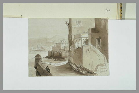 Paysage de la rade de Gênes, image 1/1