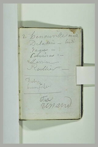 Note manuscrite, image 2/2