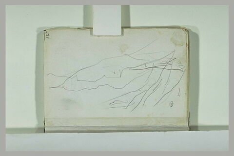 Croquis d'un paysage (?), image 2/2