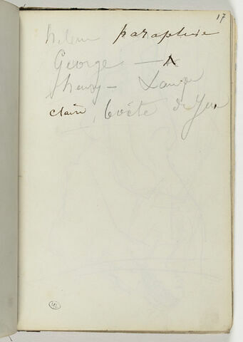 Note manuscrite, image 1/2