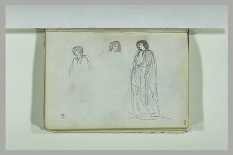 Trois études de figures, image 2/2