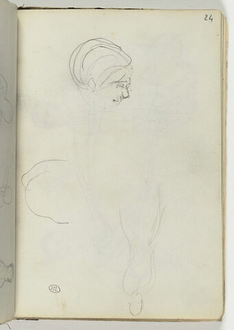 Tête ; trait ; figure debout, image 1/2