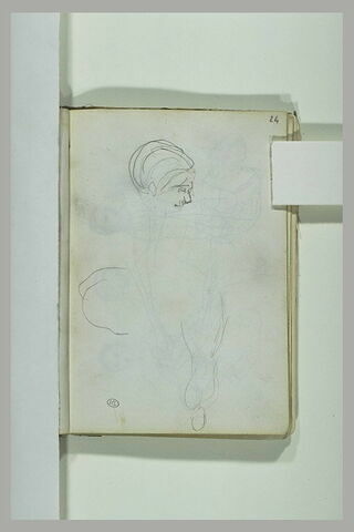 Tête ; trait ; figure debout, image 2/2