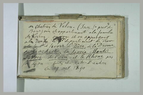 Notes manuscrites, image 1/1