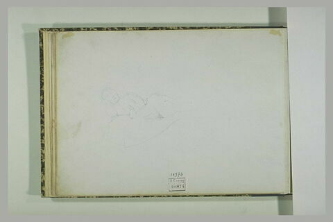 Demi-figure de femme allongée, image 1/1