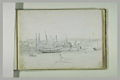 Vue d'un port avec bateaux à sec, image 1/1