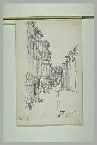 Rue bordée de vieilles maisons, image 1/1