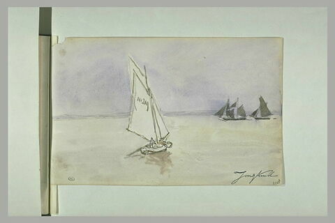 Navires à voiles en pleine mer, image 1/1