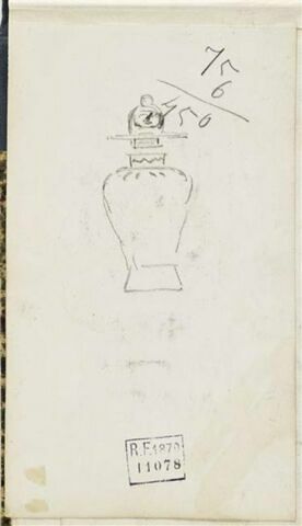 Potiche et annotation chiffrée, image 1/2