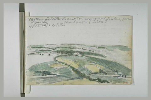 Vue panoramique d'un paysage de champs, image 1/1