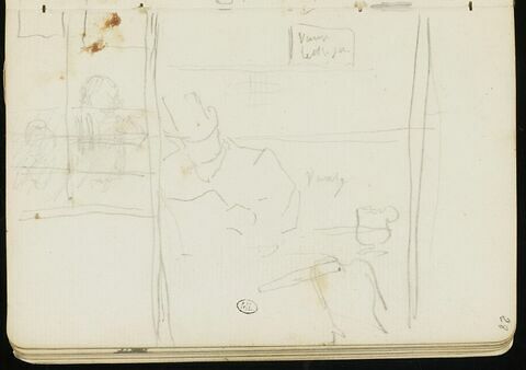 Croquis d'homme dans une brasserie, image 1/2