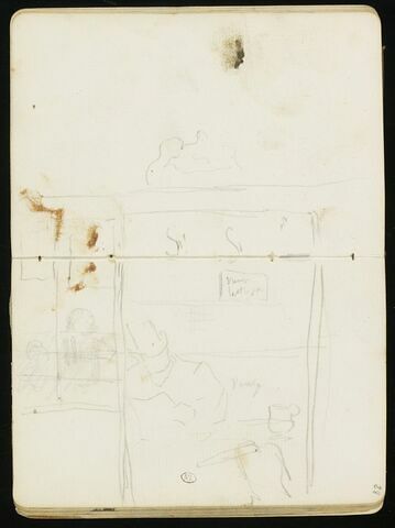 Croquis d'homme dans une brasserie, image 2/2